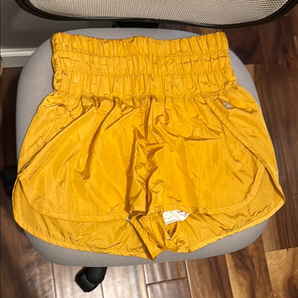 Free People The Way Home Short in gold
